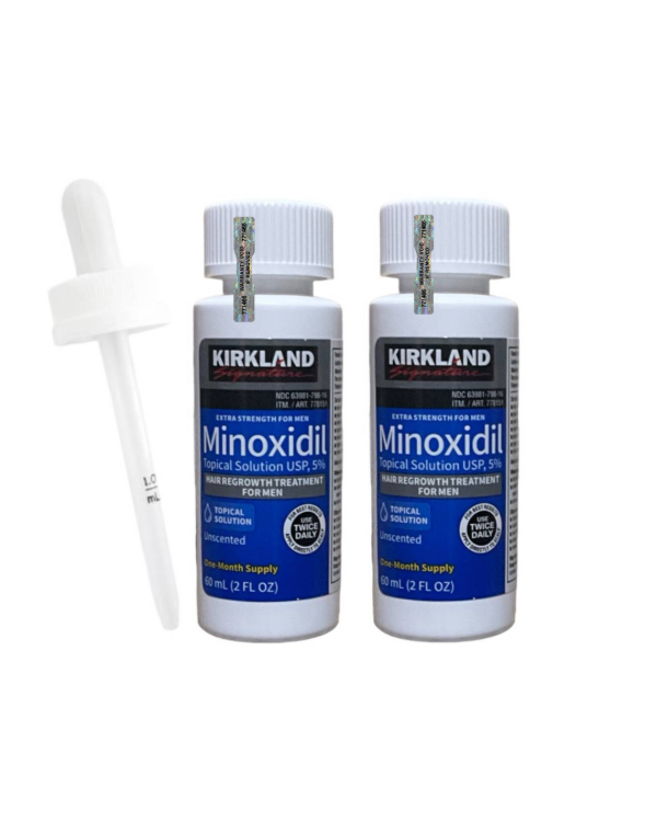 Producto - 2 Unidades de Minoxidil Kirkland con Gotero