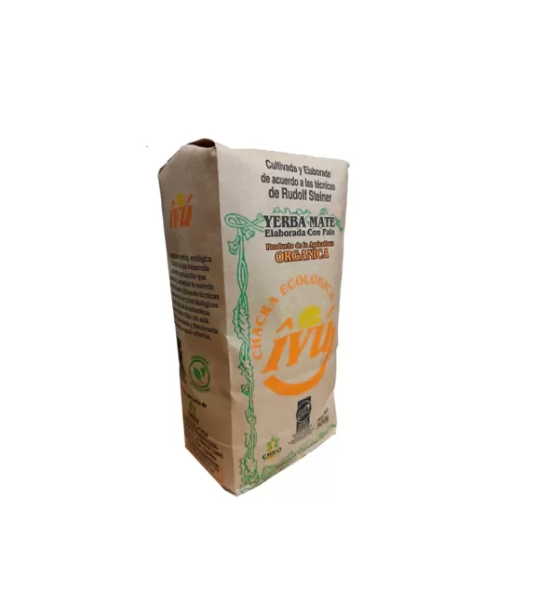 Producto - Yerba Mate Biodinámica y Organica Ivu RUDOLF STEINER x 500 gr ANGIRÚ