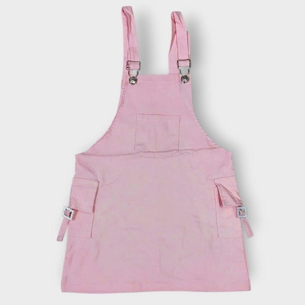 Producto - Jardinero pollera nena rosa claro T12