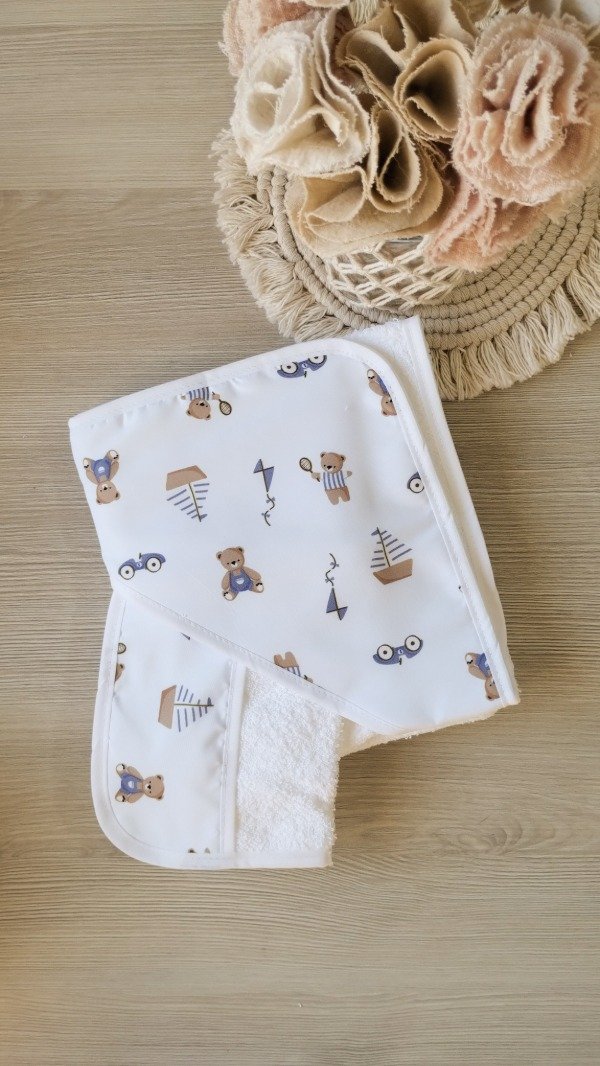 Producto - Toallón con babita OSO Y VELERO