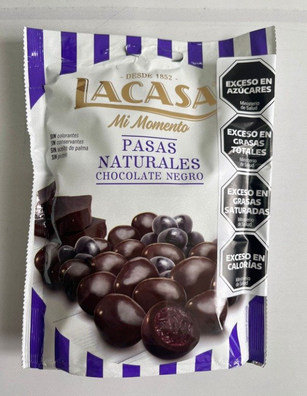 Producto - PASAS con chocolate SIN TACC x 150g LACASA