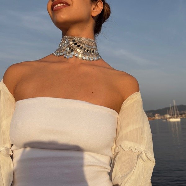 Producto - Choker Budapest Plateado