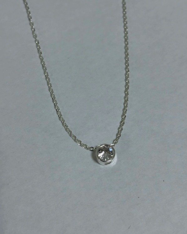 Producto - Collar Elias Plateado