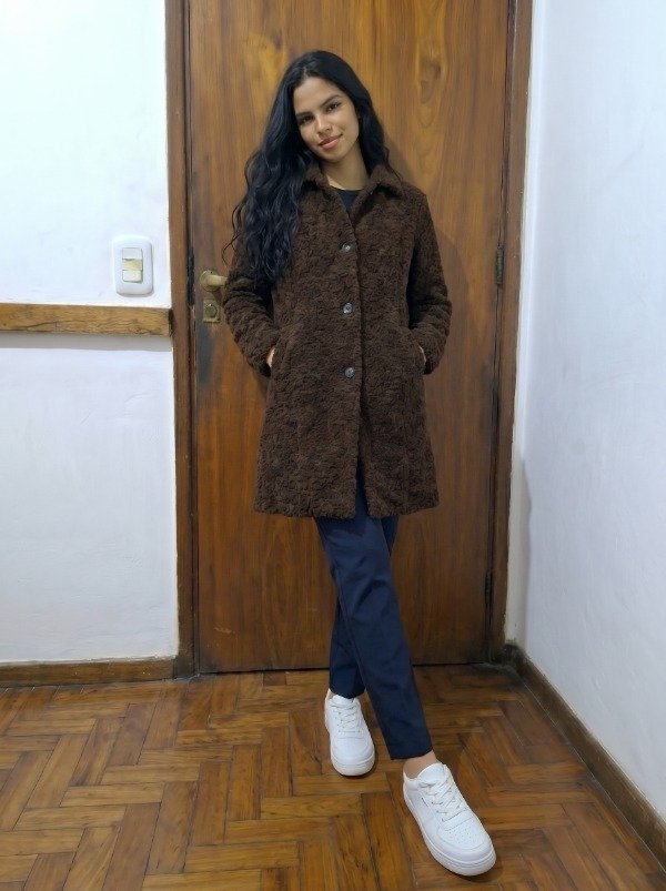 Producto - SACO LARGO BUCLE