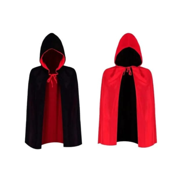 Producto - Capa disfraz reversible con capucha (80cm)