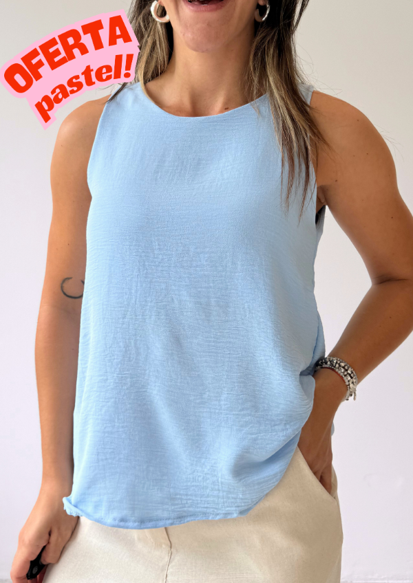 Producto - Blusa GENOVA - Celeste