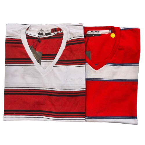 Producto - Remeras M/C Rayadas Cartujano