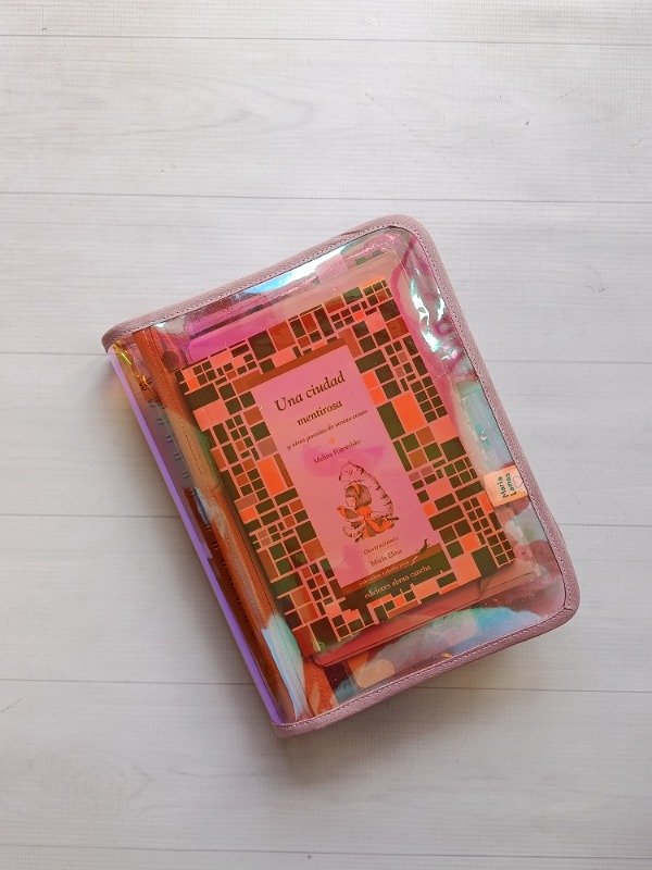 Producto - Organizador A5 Ruby tornasol rosa - 1