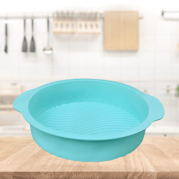 Producto - Molde de silicona con manija para torta 22x5