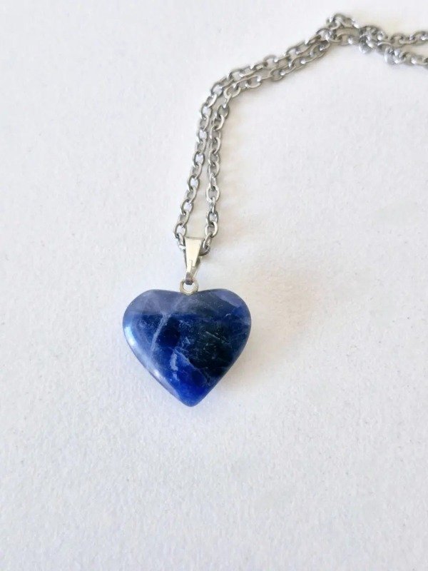 Producto - Collar Corazón Sodalita Claridad - 0