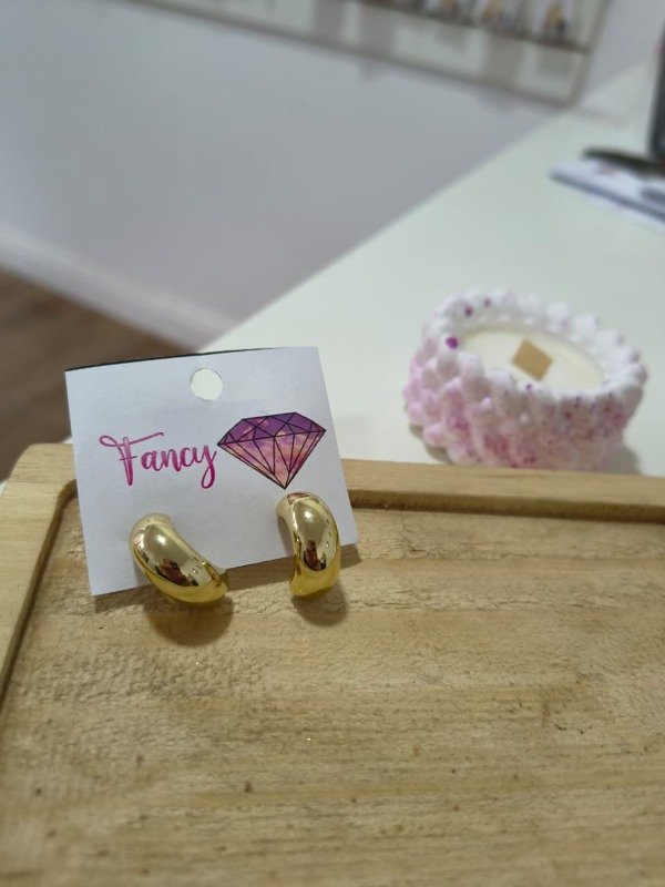 Producto - Argollas doradas curva 06