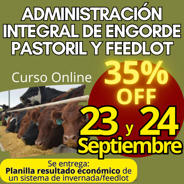 Producto - Curso Online: Administración Integral de Engorde Pastoril y Feedlot - 0