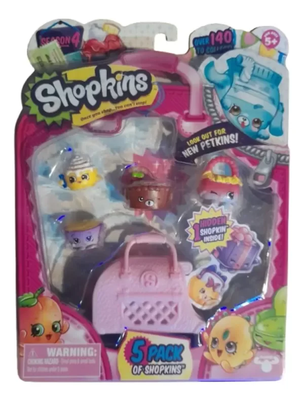 Producto - Shopkins Serie 4 Blister X 5 (pote marron)