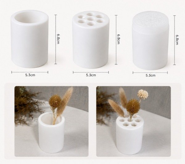 Producto - Molde vaso con tapa divisiones
