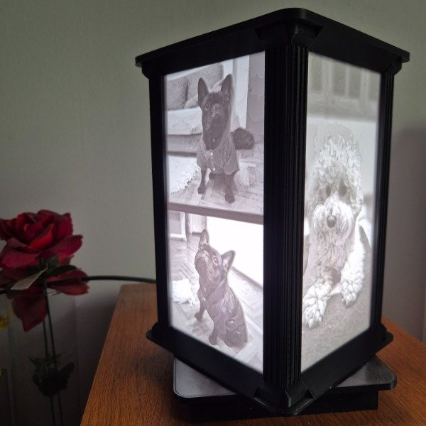 Producto - Velador 3D Personalizado Giro Automático