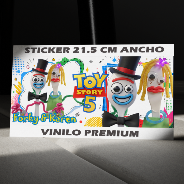 Producto - G0021 - Toy Story 5 Forky y Karen - 21.5 cm x 9.5 cm