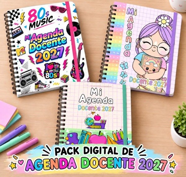 Producto - PACK 5 AGENDAS DOCENTES 2027 - 3