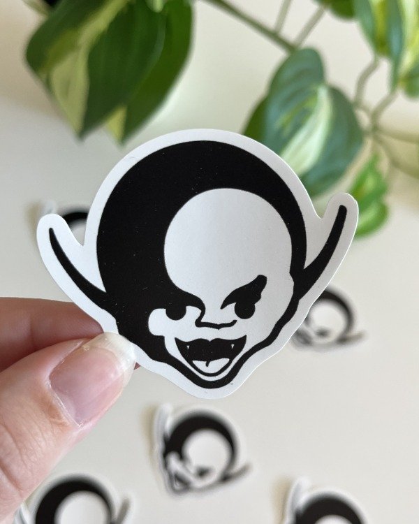 Producto - Sticker Blanco UV - Los Piojos