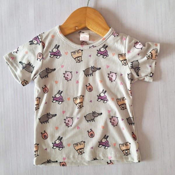 Producto - Remera Morley Gris Animalitos