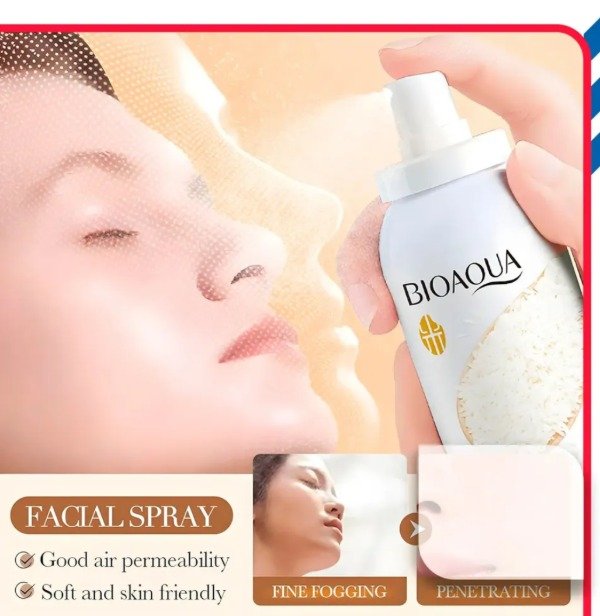 Producto - SPRAY FACIAL BIOAQUA ILUMINADOR UNIFICADOR DEL TONO DE ARROZ Y NIACINAMIDA 150G - 1