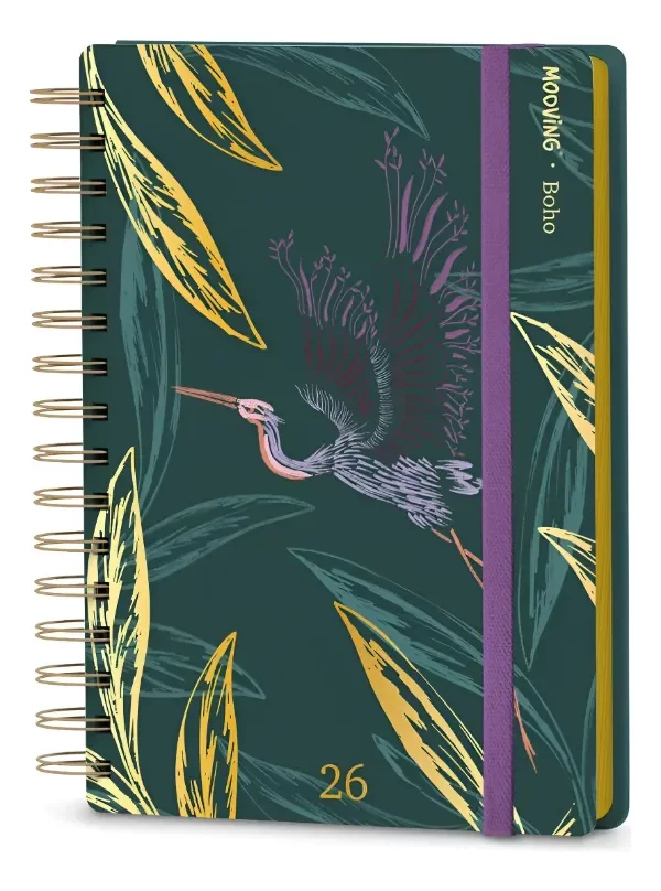 Producto - Agenda Boho 15x21cm Dias/pagina -Mooving