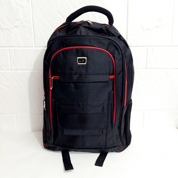 Producto - Mochila LW "Negra con borde rojo"