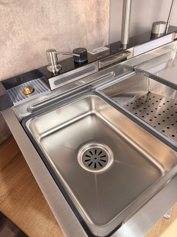 Producto - Bacha inteligente satinada acero inox 304 75x46 cm - 1