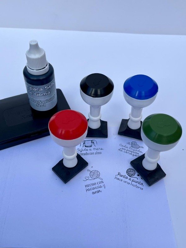 Producto - Set de 4 sellos 2,5cm COSTURA
