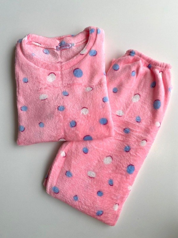 Producto - Pijama polar PUNTITOS- COD 3254