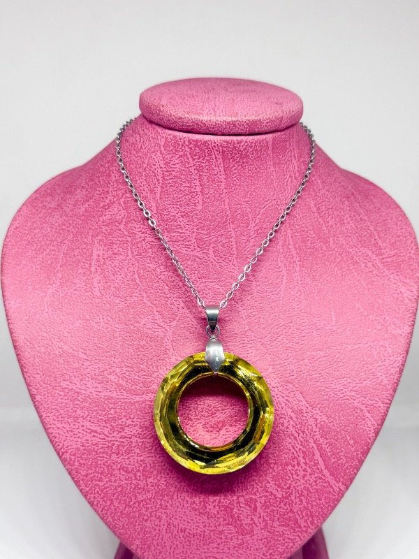 Producto - Collar dona amarilla