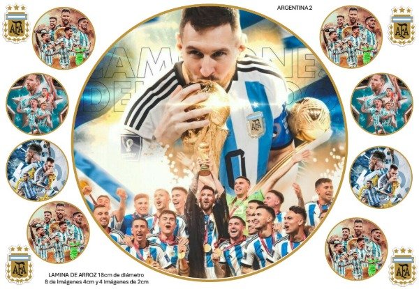 Producto - LAMINA MUNDIAL ARGENTINA REDONDA 2