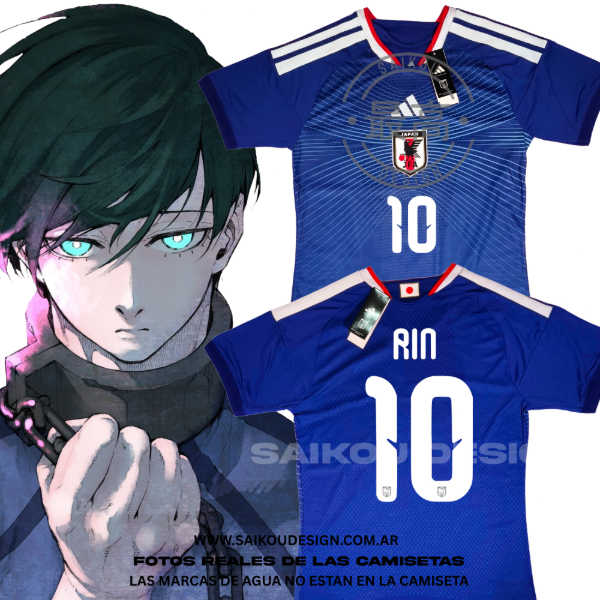 Producto - Camiseta Japon Titular FIFA Azul 2026 x BLUE LOCK - RIN - Importada