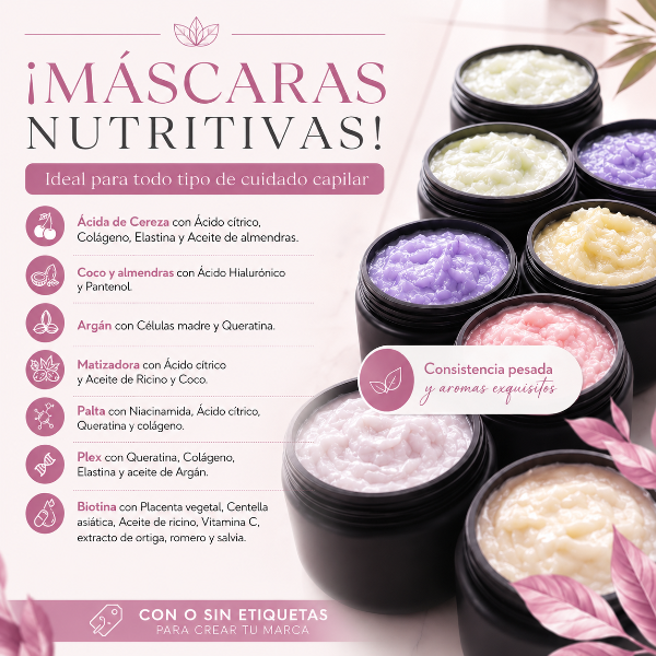 Producto - MÁSCARAS NUTRITIVAS (a eleccion)