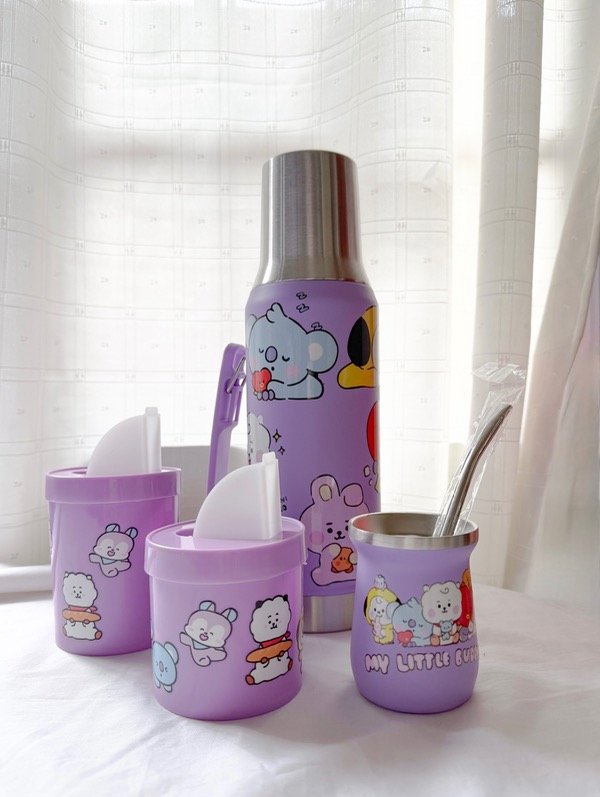 Producto - SET MATERO COMPLETO (termo, mate, bombilla, yerbera y azucarera)