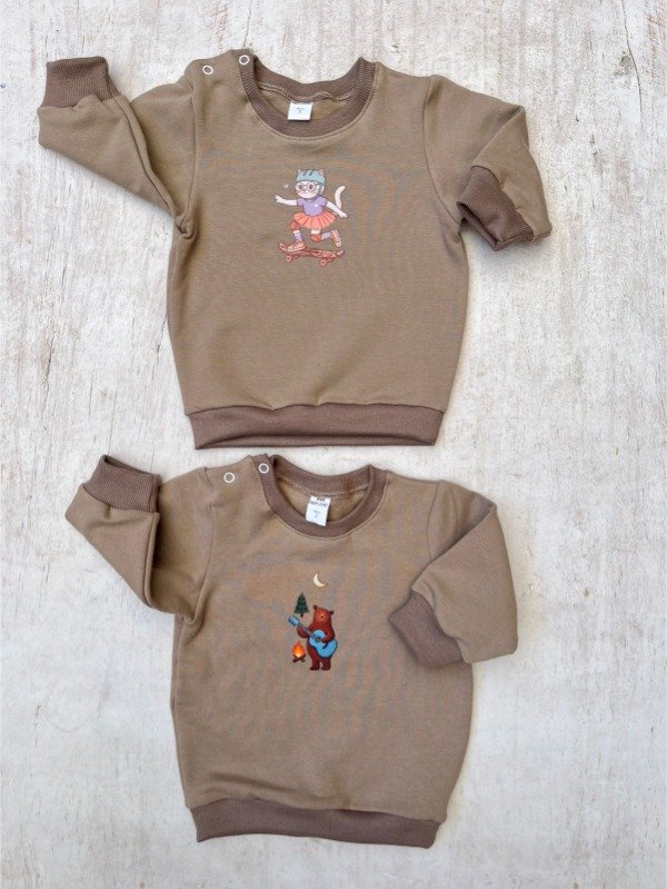 Producto - Buzo termico estampado 6/12M precio x3 buzos - 1