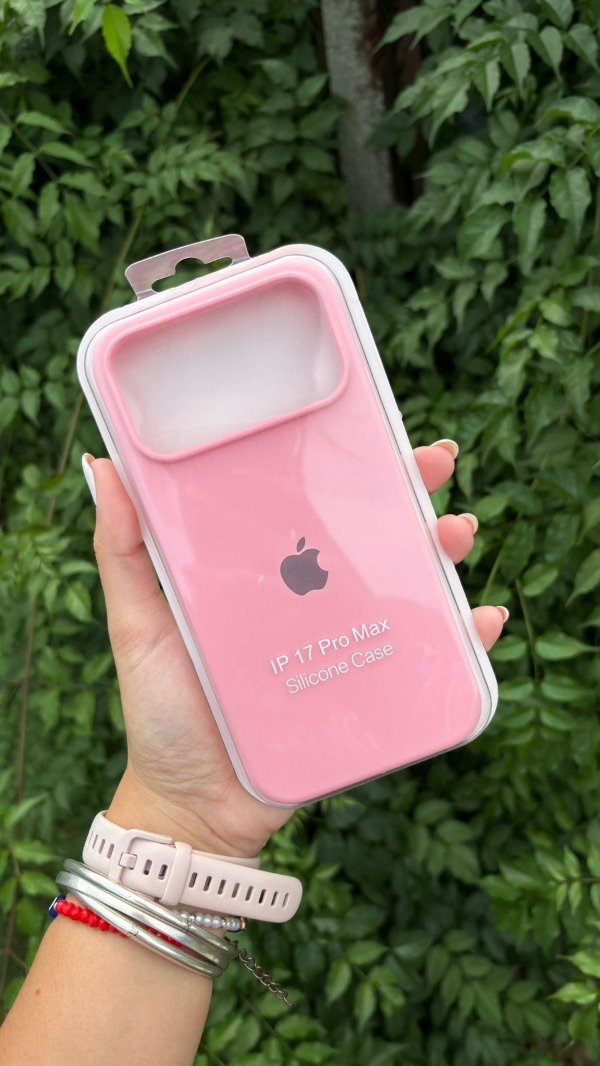 Producto - Silicon case rosa - iPhone 17pro max