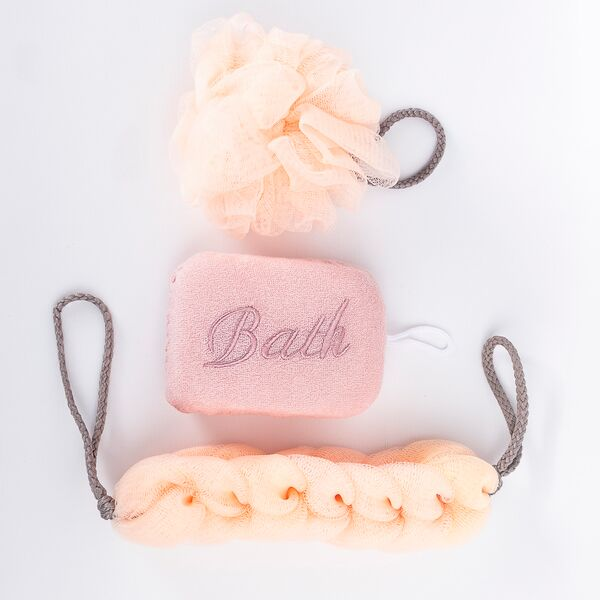 Producto - Set de Esponjas para la Ducha 3 Piezas con Diseño Suave