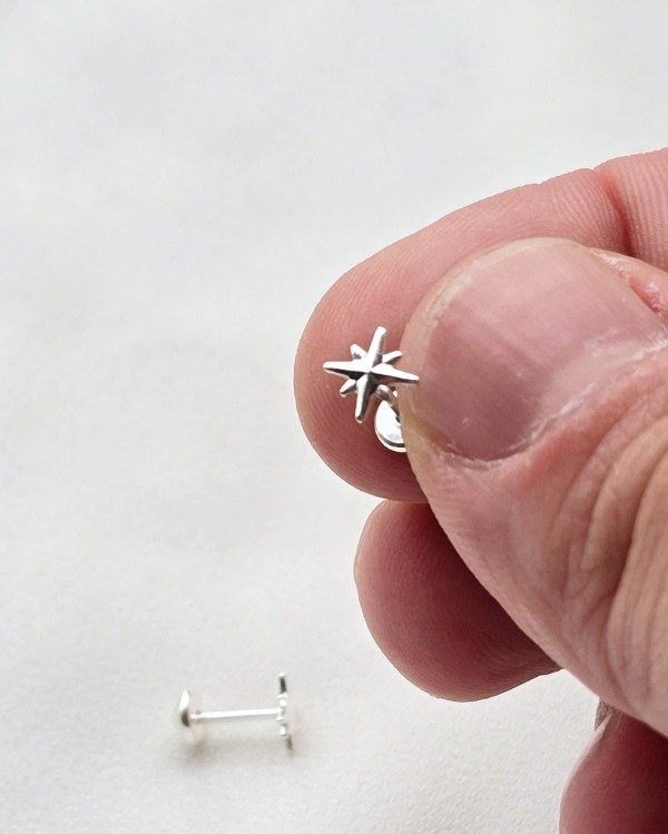Producto - Abridores destellos plata 925