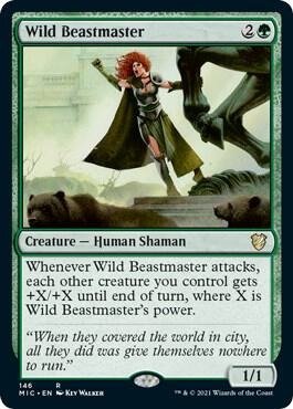 Producto - Wild Beastmaster #146  Innistrad: Midnight Hunt Commander