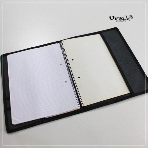Producto - Funda para cuadernillo A4 (negro melange) - 2