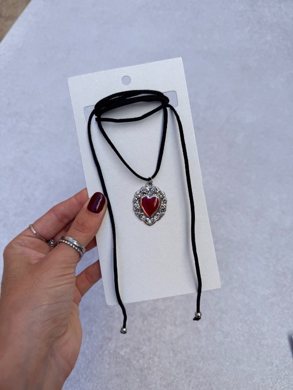 Producto - Choker corazón ghotic