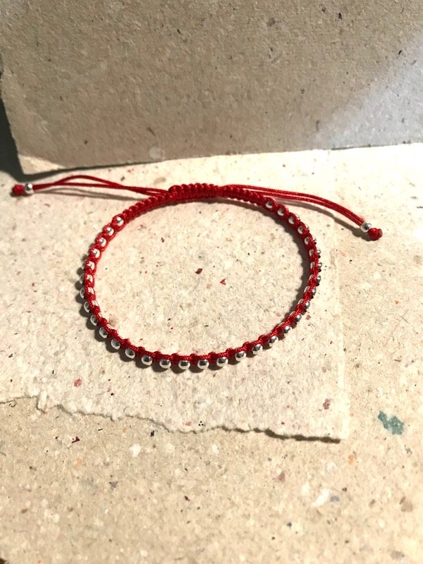 Producto - Pulsera Roja Pelotitas