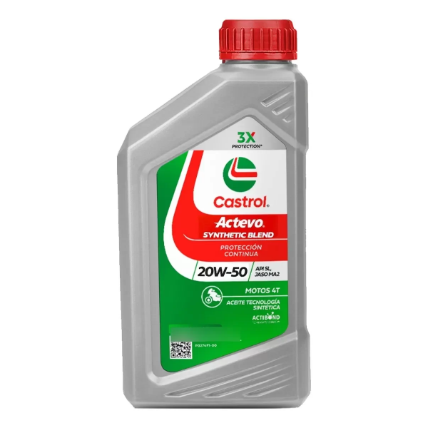 Producto - ACEITE CASTROL ACTEVO 4T MINERAL 20W50