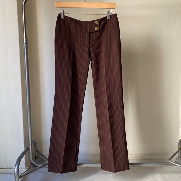 Producto - Pantalón marron con rayitas