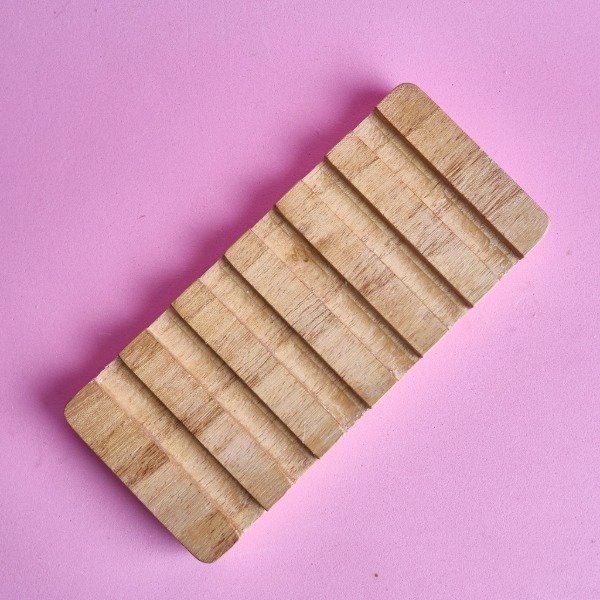 Producto - Jabonera doble de madera de Kiri