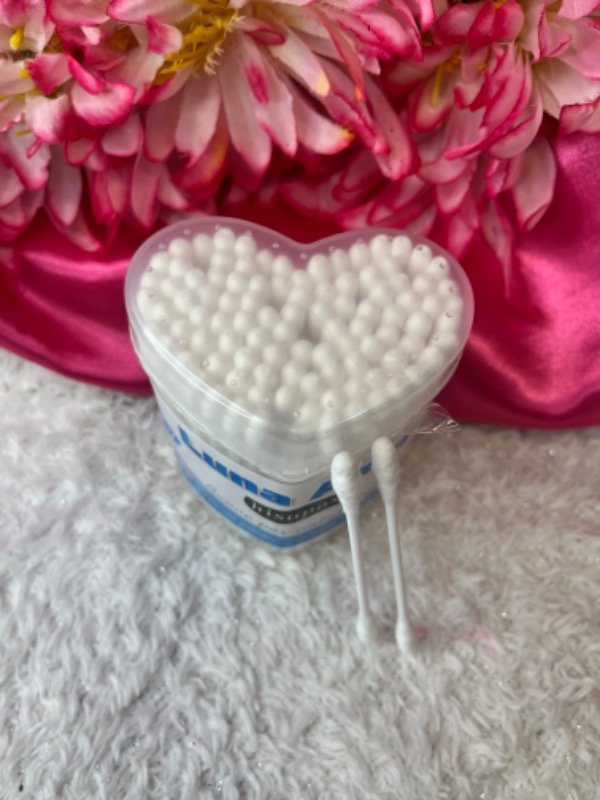 Producto - Hisopos cajita corazon luna azul