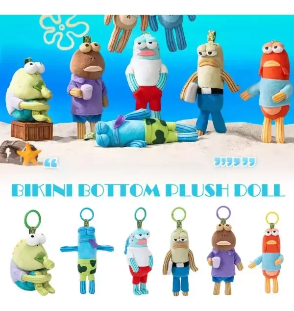 Producto - Peluche Peces Bob Esponja Caja Sorpresa Fondo De Bikini X1