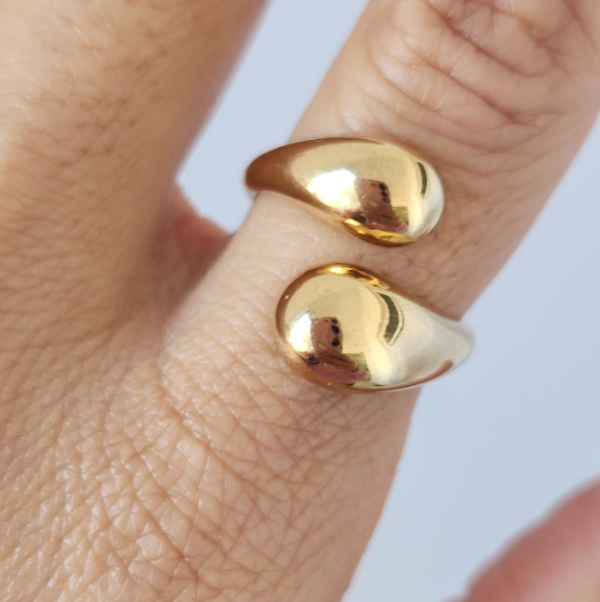 Producto - Anillo Doble Gota gold