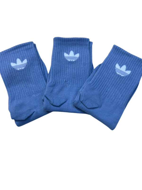 Producto - Par Adidas Celeste Pluma Blanca