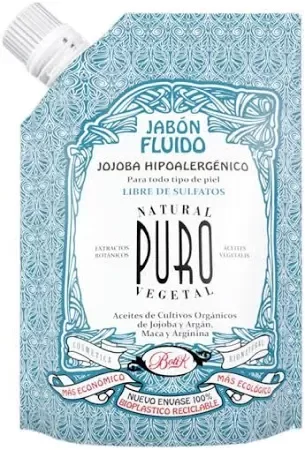 Producto - Jabon Liquido Natural Vegano VER VARIEDADES Sin Gluten Botik Puro 280ml